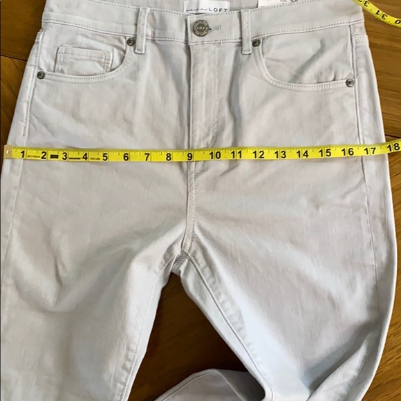 LOFT TIE DYE HIGH RISE SKINNY CROP JEANS - Picture 10 of 11